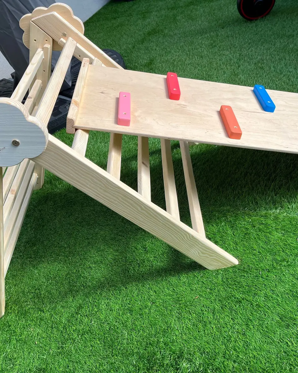 Barin Toys review for Cloud baby climbing frame indoor playground with Beginner’s board & slide