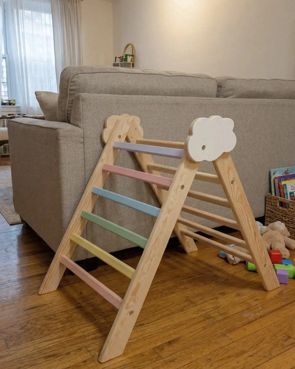 Barin Toys review for Cloud toddler climbing frame indoors