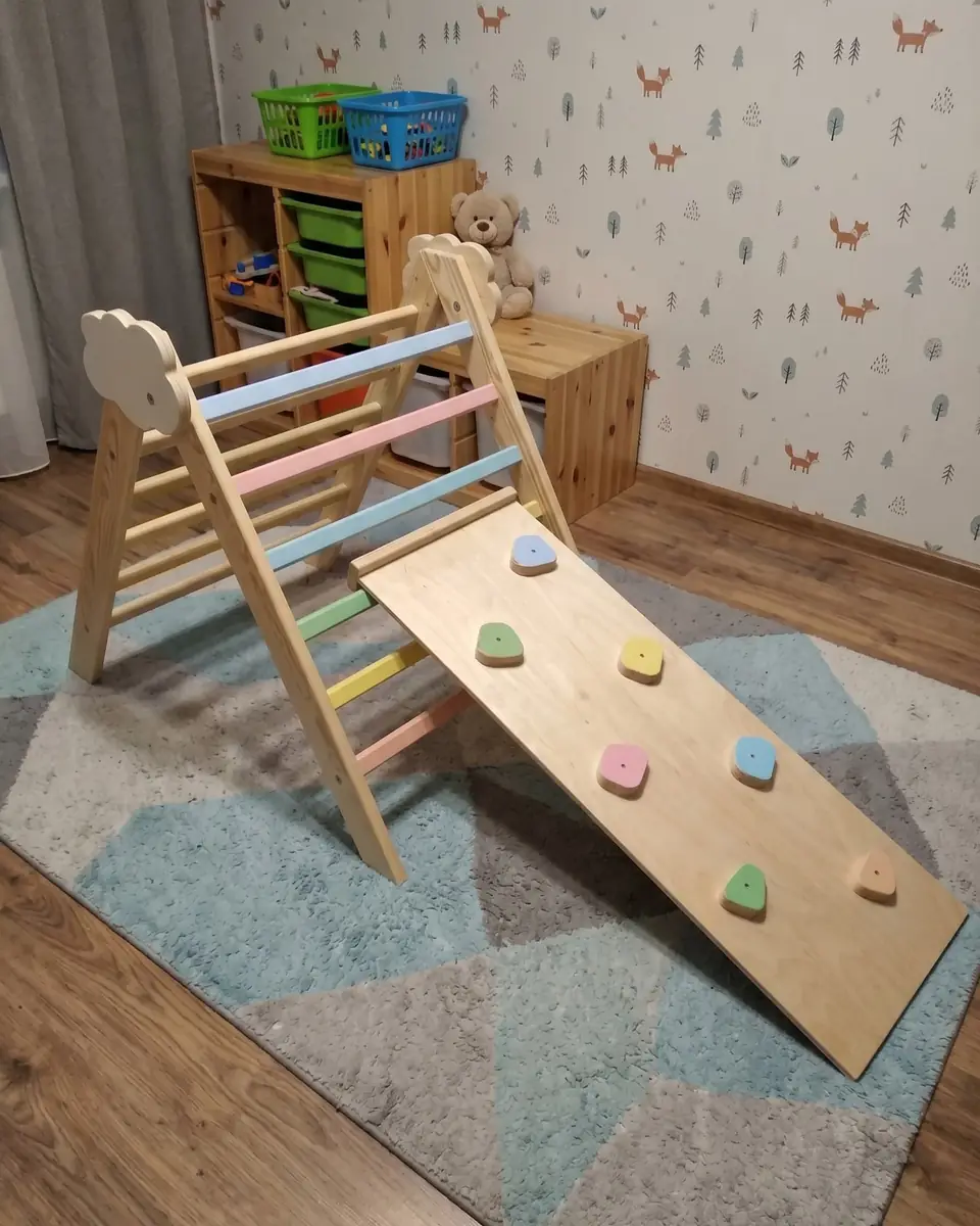 Barin Toys review van het Wolk klimrek voor peuters